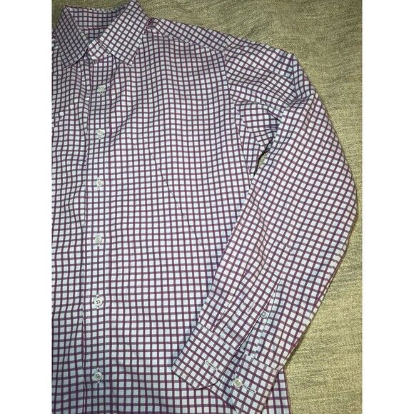 Raja Button Down Shirt Men’s Large Purple Collard - Picture 6 of 15